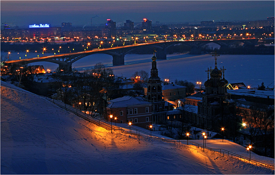Нижний Новгород. Канавинский мост ночью
